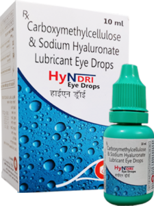 vial and carton HynDRI Eye Drops