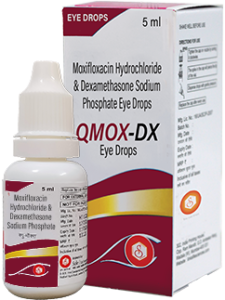 QMOX- DX Moxifloxacin with dexamethasone eye drops