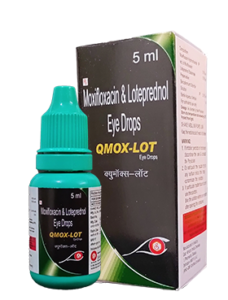 QMOX- LOT Moxifloxacin with Loteprednol Etabonate Eye Drops